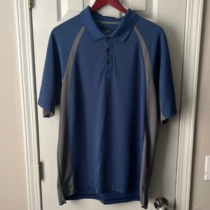 Under Armour Blue/Gray Polo - size Large.